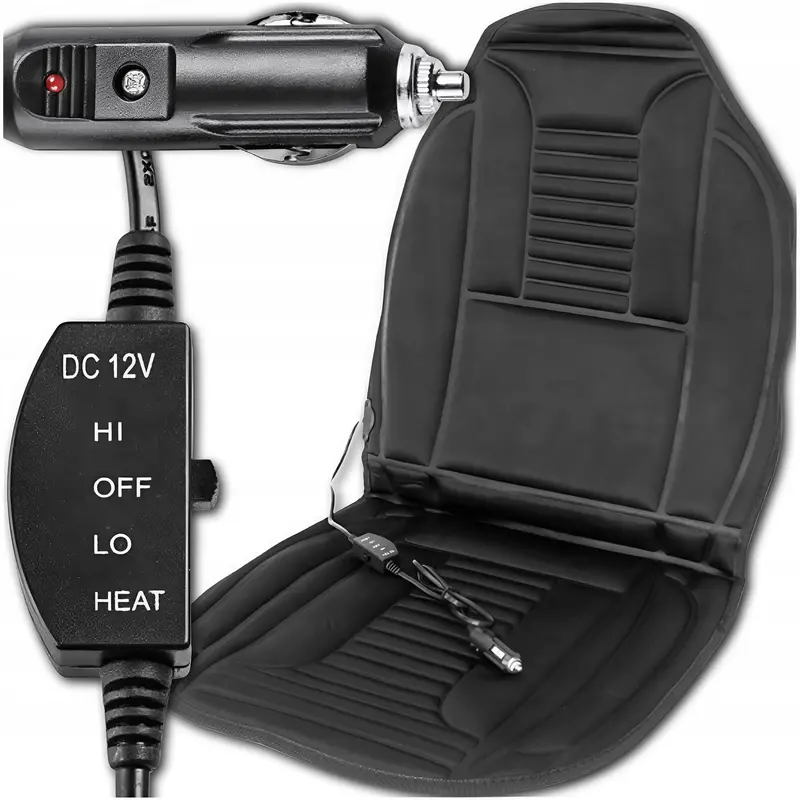 12V Heated Car Seat Mat with Remote Control