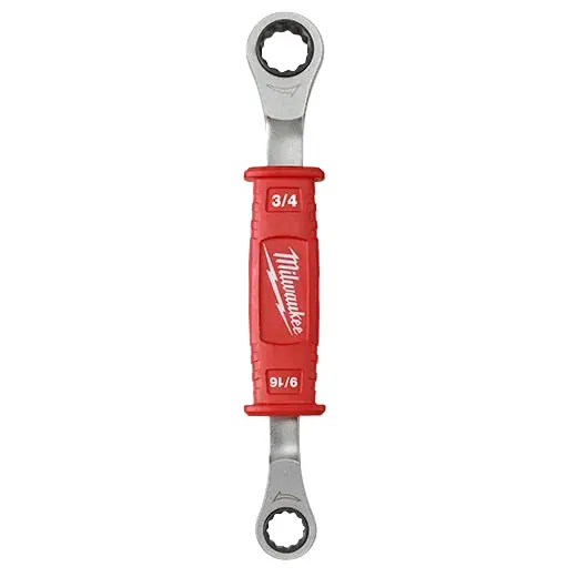 2-in-1 Insulated Ratcheting Box Wrench – Lineman-Specific