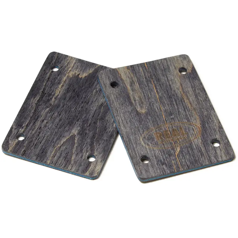 3-Ply Solid Wood Riser Pads for Skateboards