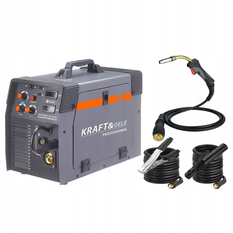 4-in-1 Multi-Process Inverter Welder Kraft&Dele KD1884 – MIG/MAG, MMA & Lift TIG (40–250A)