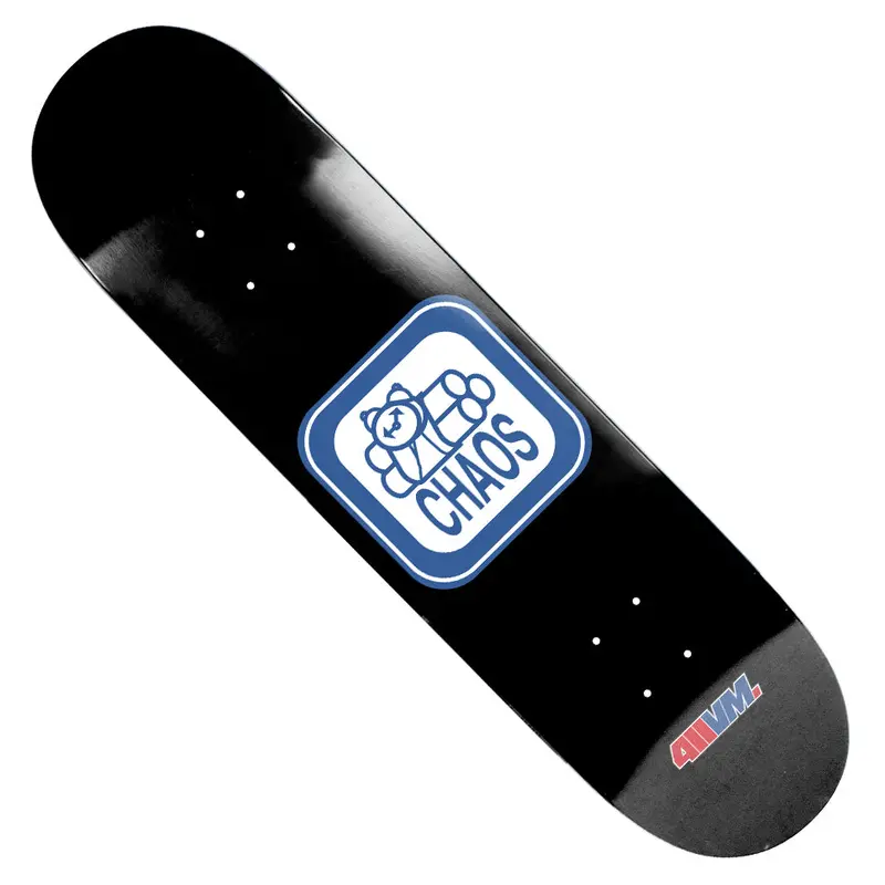 411VM Chaos Black Graphic Skate Deck