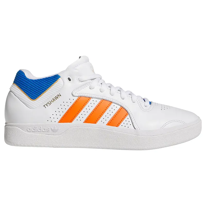 Adidas Tyshawn Low-Top Sneakers in Orange and Blue