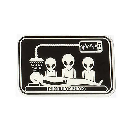 Alien Workshop Abduction Vinyl Sticker – Vintage-Inspired Sci-Fi Design
