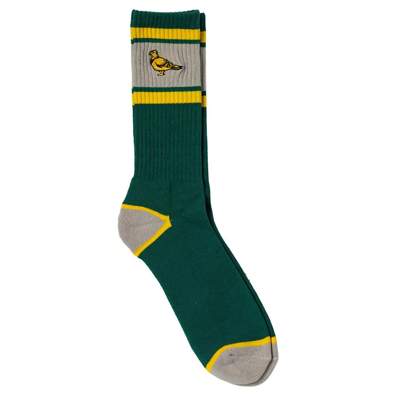 Anti-Hero Lil Pigeon Green Embroidered Crew Socks
