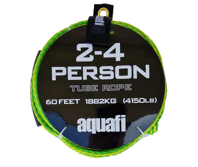 Aquafi Tube Rope – 60-Foot, 2–4 Person Towing Line