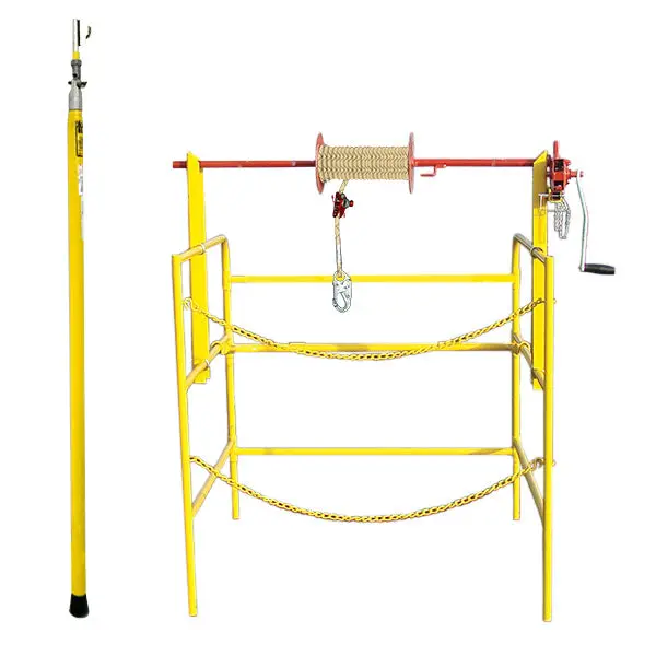 Arc-Rated Confined Space Rescue System with Tough Rope Tether – Model 105Q3