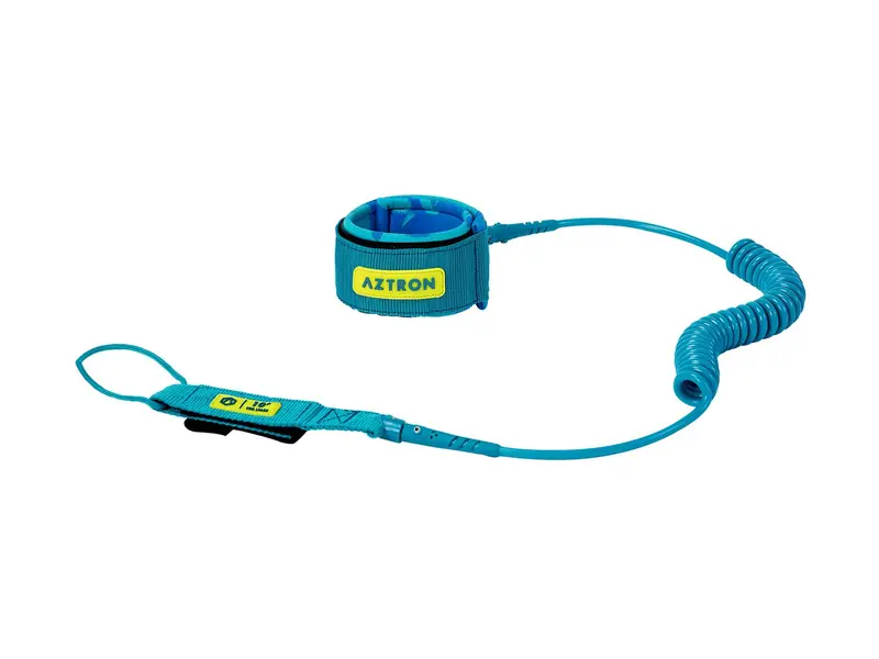 Aztron 10-Foot SUP Coil Leash – Coiled Safety Leash for Stand-Up Paddleboards