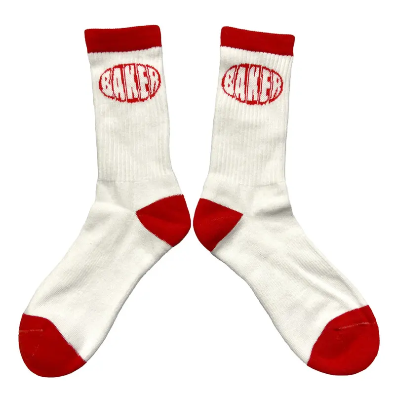 Baker Oval Logo Crew Socks – Comfort-Fit Skate Socks