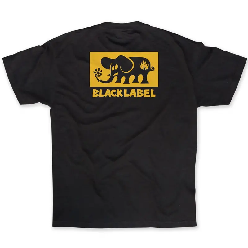 Black Label Classic Elephant Graphic T-Shirt
