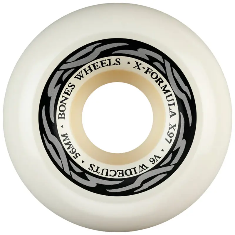 Bones Widecut X-Formula V6 Skate Wheels – 97A Hardness