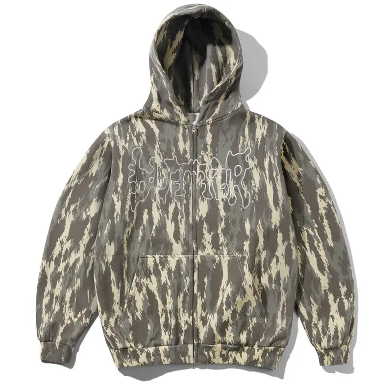 Butter Goods Blotch Zip-Up Hooded Sweatshirt