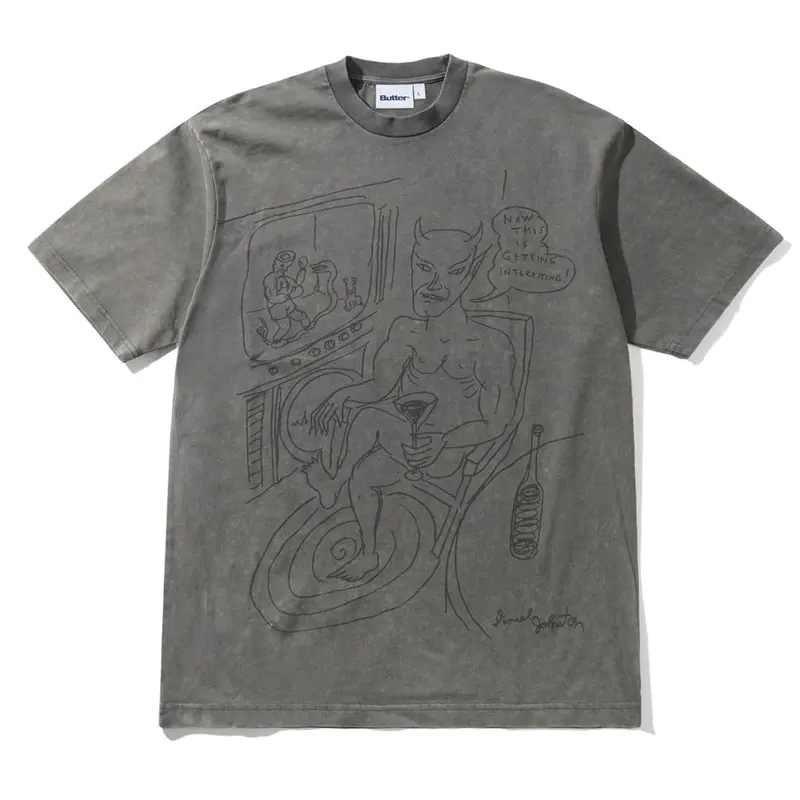 Butter Goods Daniel Johnston Satan Artwork T-Shirt