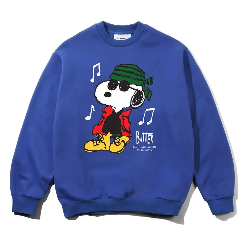 Butter Goods x Peanuts Music Crewneck Sweater