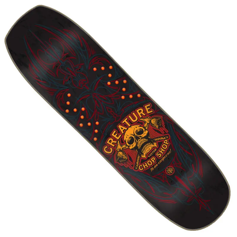 Creature Chop Shop Pinstripe Shaped Skate Deck