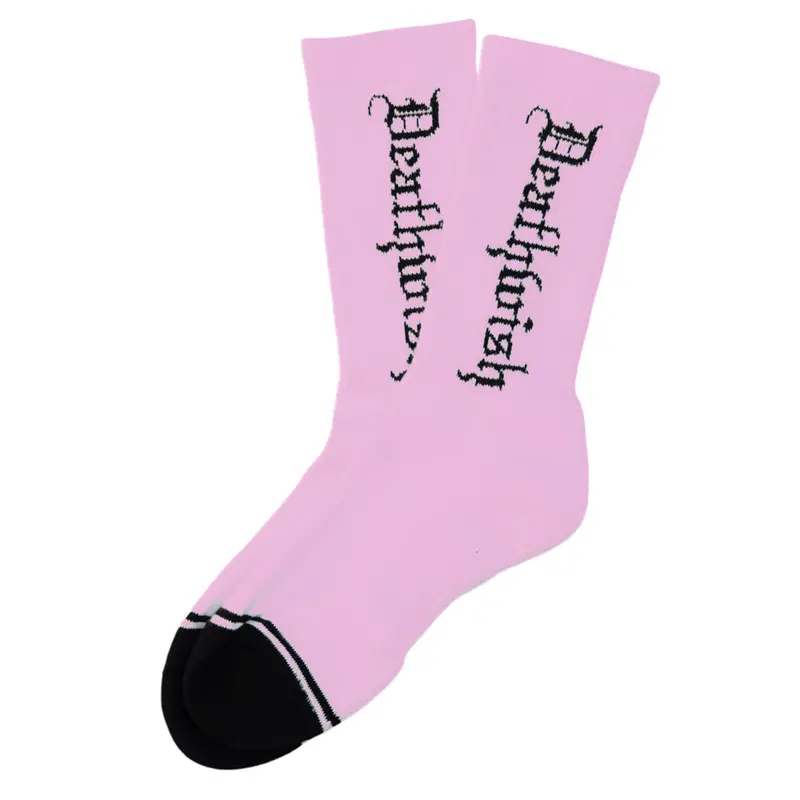 Deathwish Pink Death Crew Compression Socks
