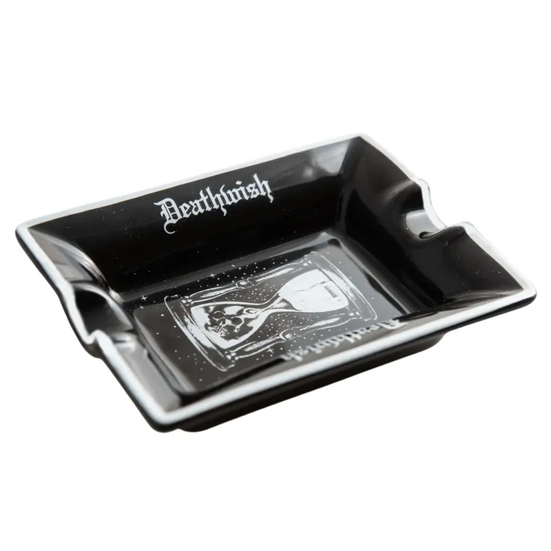 Deathwish Time Awaits Ceramic Ashtray