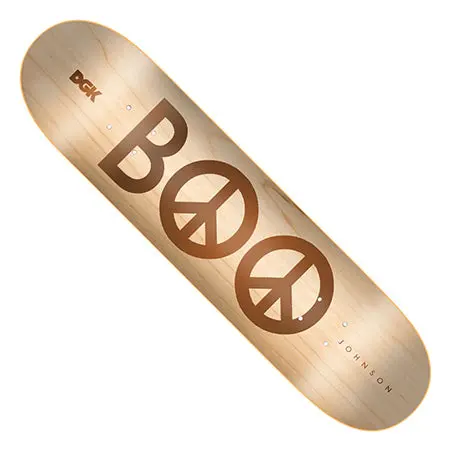 DGK Boo Johnson Peace Skate Deck – Signature Graphic Design