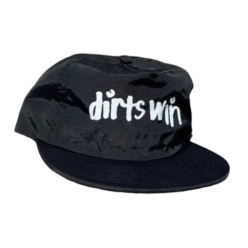 Dirts Win Script Embroidered Snapback Hat