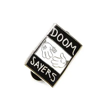 Doom Sayers Cartoon-Style Character Pin