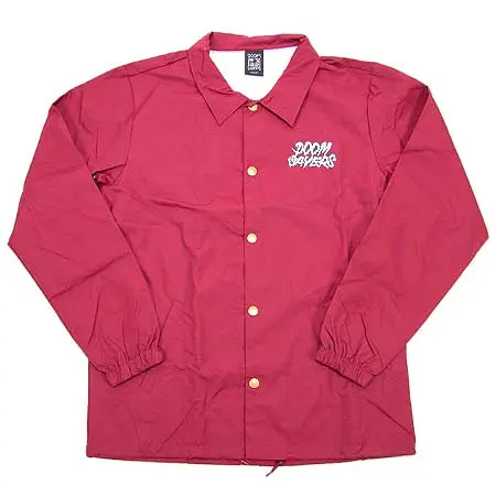 Doom Sayers Ghost Face Coach Jacket – Quilted Bomber with Contrast Trim