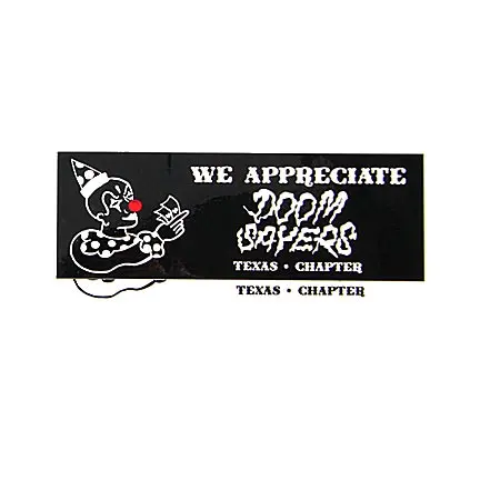 Doom Sayers ‘We Appreciate’ Dual-Sticker Set