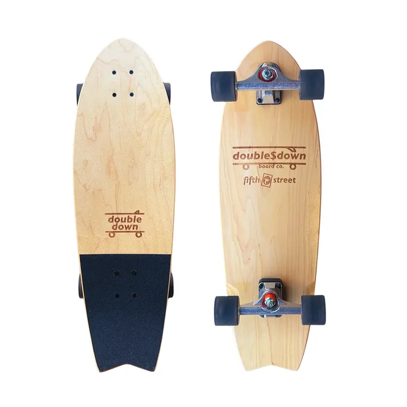 double$down Fifth Street Prime Surf Skate – Smooth Carving Deck