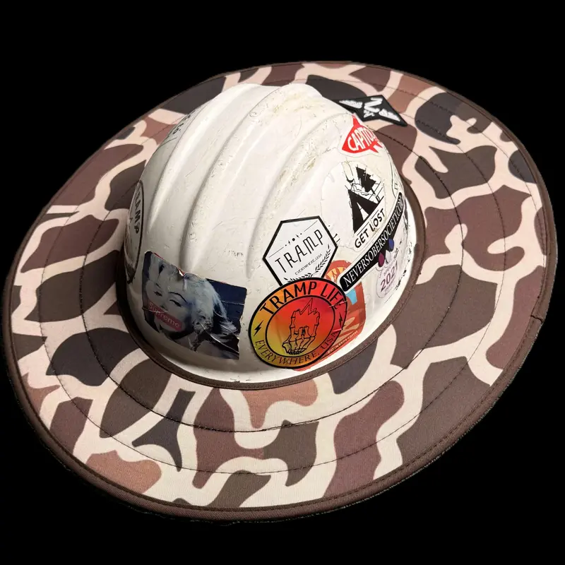 Duck Camo Dual-Position Hard Hat Sun Shade