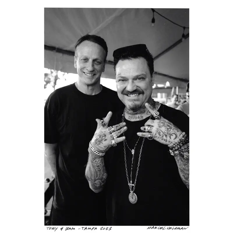 Fakie Full Cab Tony Hawk & Bam Margera Dual Artist Print