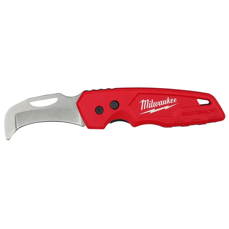 FASTBACK Blunt-Tip Hawkbill Folding Knife – Compact & Safe
