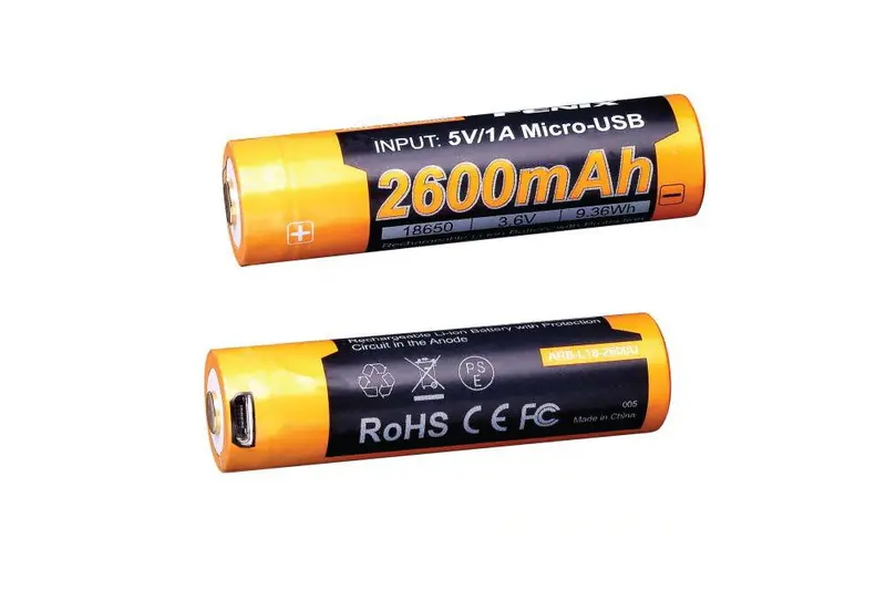 Fenix ARB-L18-2600U USB-Rechargeable 18650 Battery (2600mAh)