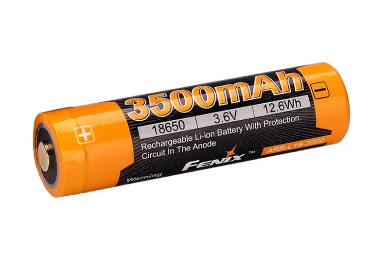 Fenix ARB-L18-3500 3500mAh High-Capacity 18650 Rechargeable Battery