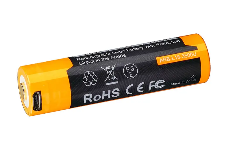 Fenix ARB-L18-3500U USB-Rechargeable 18650 Battery (3500mAh)