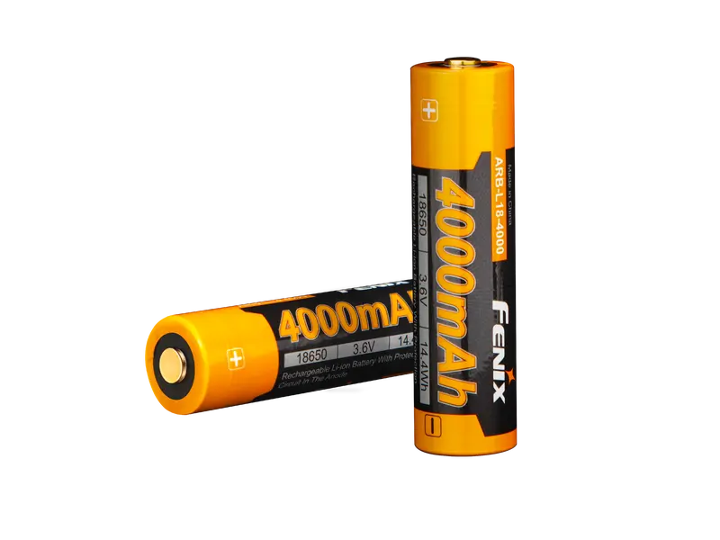 Fenix ARB-L18-4000 4000mAh High-Capacity 18650 Rechargeable Battery