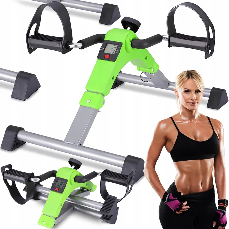 Foldable Mini Exercise Bike with LCD Screen – Portable Home Rehabilitation Trainer