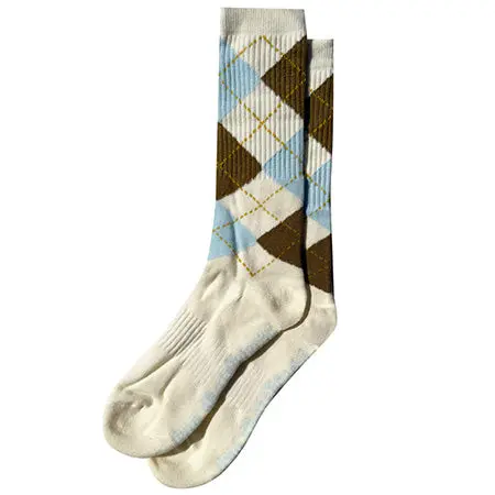 Frog Skateboards Argyle-Print Crew Socks
