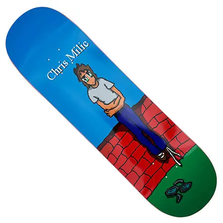 Frog Skateboards Chris Milic ‘Broken Glasses’ Skate Deck