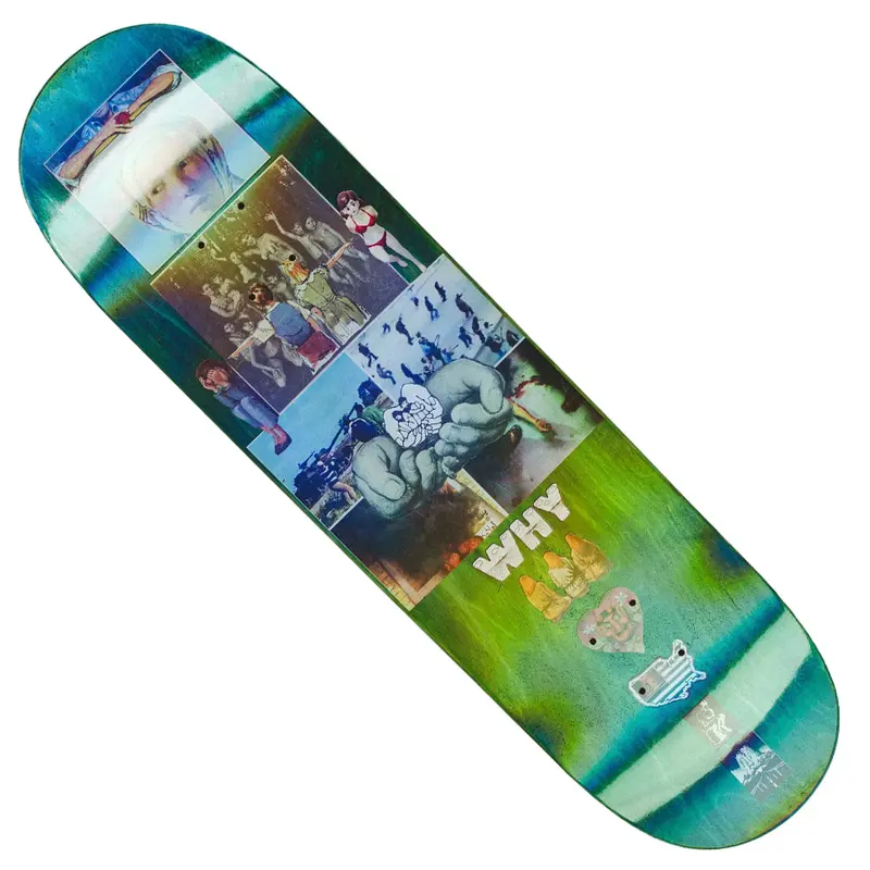 Fucking Awesome Collage Gradient Skateboard Deck – Shape 2