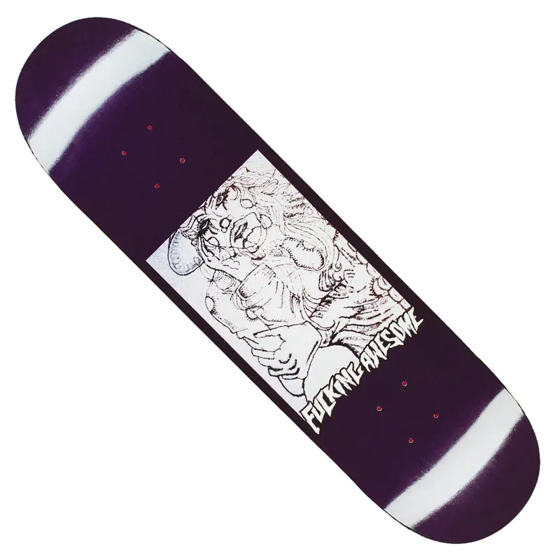 Fucking Awesome Louie Lopez Mural Twin Tail Skate Deck