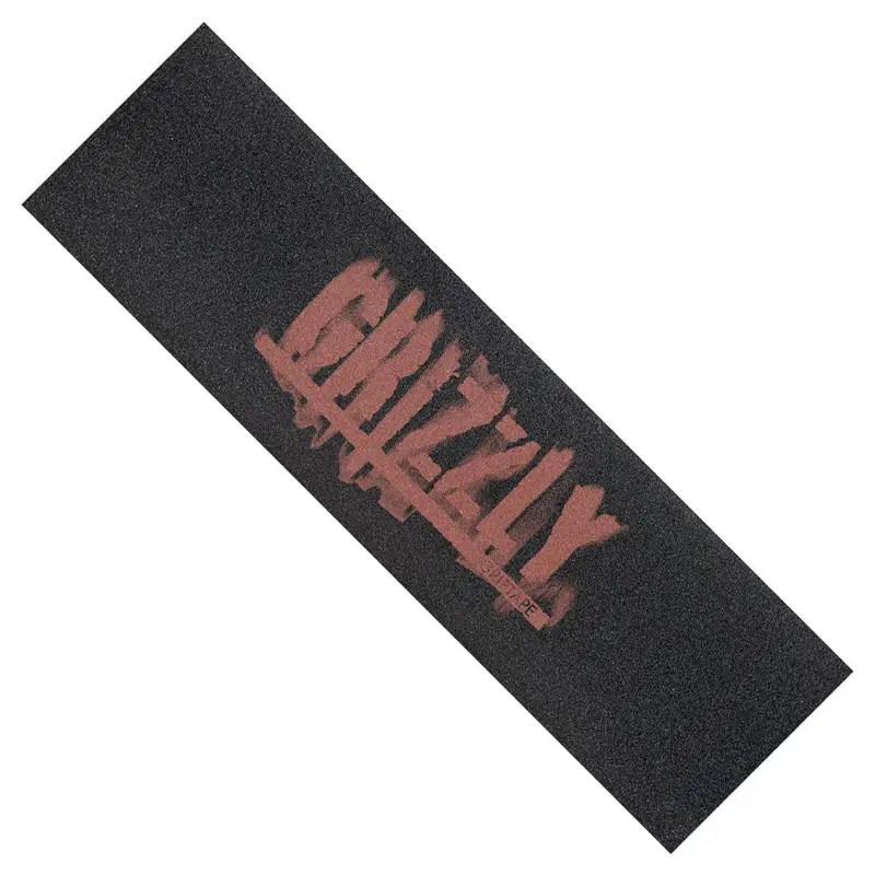 Grizzly Burn Out Red Griptape Sheet