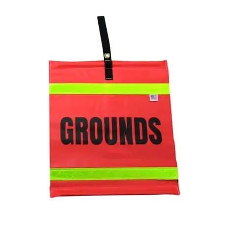 High-Visibility Lime Green Ground Marking Flags
