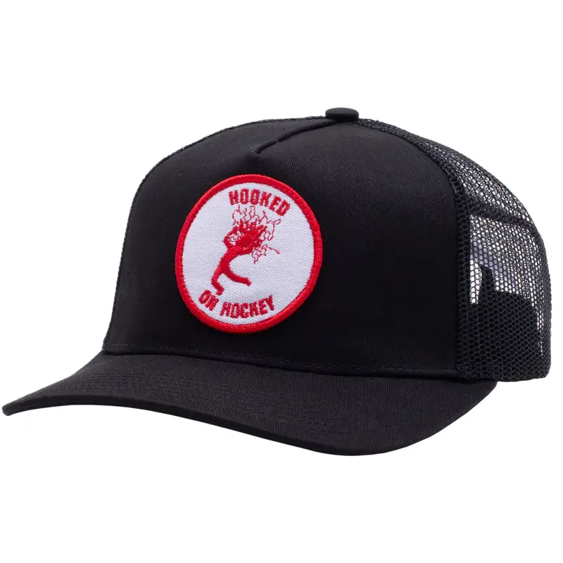 Hockey Hooked on Hockey Mesh-Back Trucker Hat