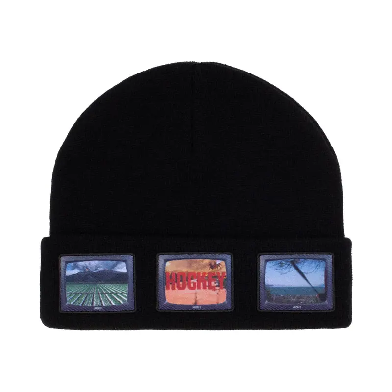 Hockey Screens IV Ribbed Knit Beanie