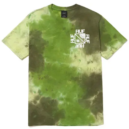 HUF Sunshine Tie-Dye T-Shirt – Vibrant Hand-Dyed Crew Neck Tee