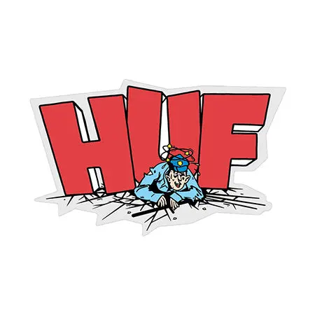HUF The Drop Sticker – Die-Cut Vinyl Decal