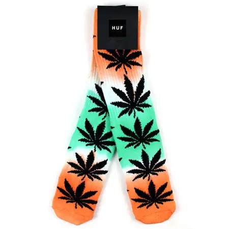 HUF Tie-Dye Plantlife Crew Socks
