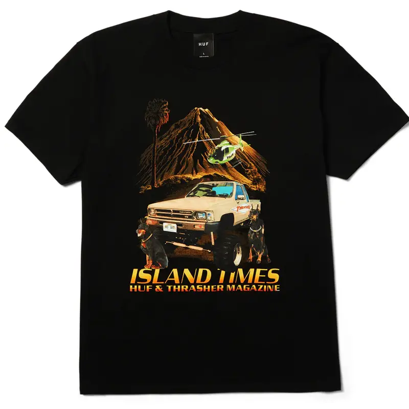 Island Times T-Shirt – HUF and Thrasher Co-Branded