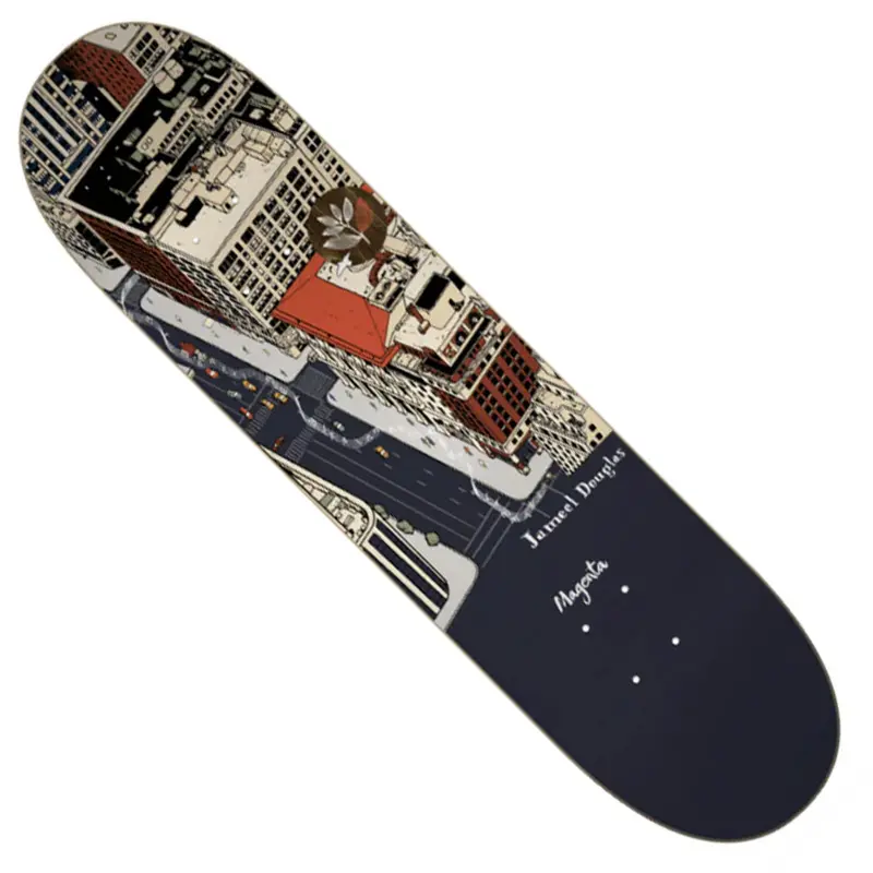 Jameel Douglas City Jazz Skate Deck – Magenta Colorway