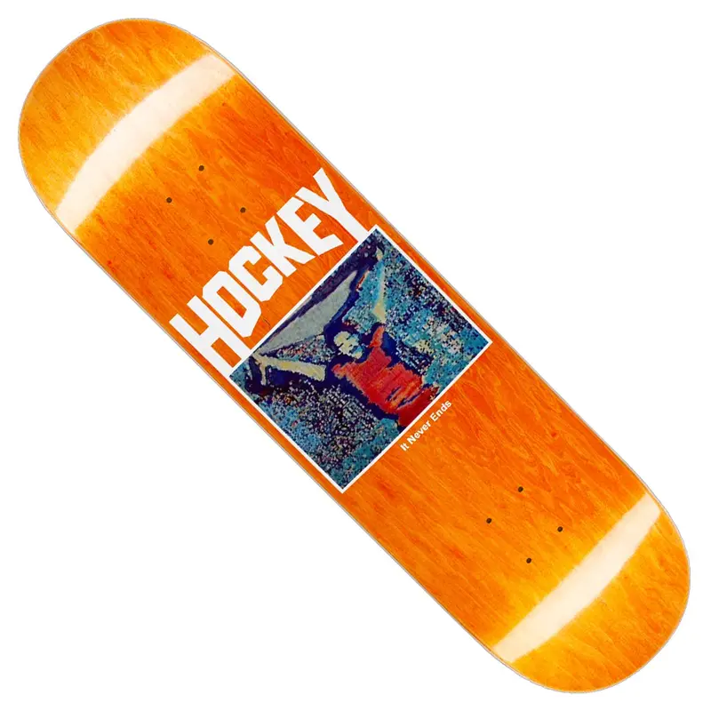 John Fitzgerald Hockey Skateboard Deck – ‘It Never Ends’ Graphic