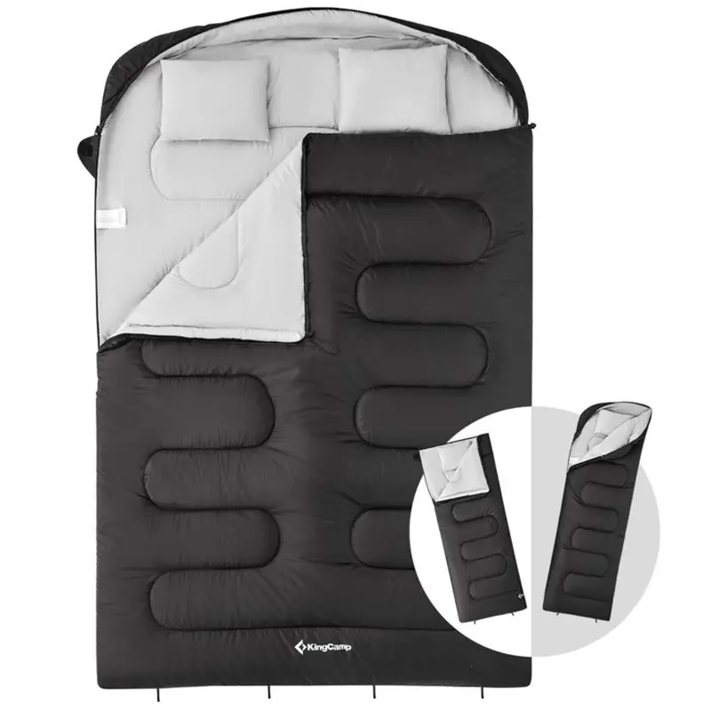 KingCamp Double-Layer Envelope-Style Sleeping Bag for Couples