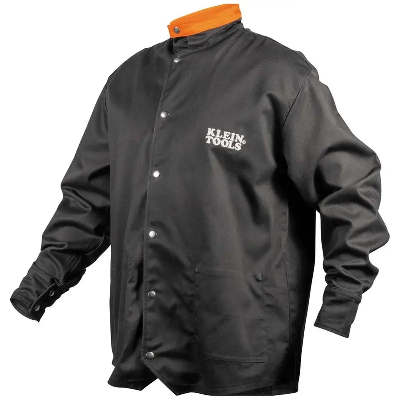 Klein 03078 Flame-Resistant Welding Jacket – Large FR Protection